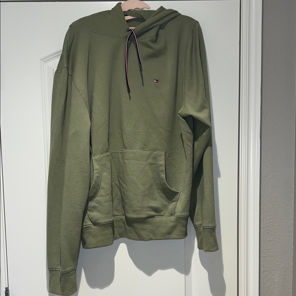 Tommy Hilfiger Men's Green Hoodie
